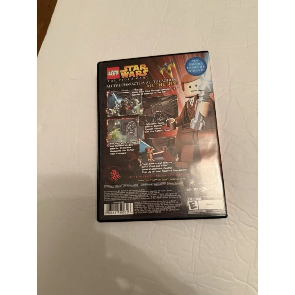 PS2 Sony PlayStation (2005) LEGO Star Wars: The Video Game Complete W/ Manual